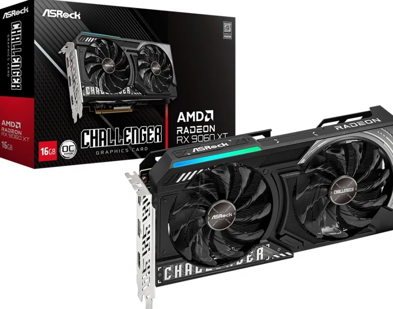 AMD Radeon RX 9060 XT Challenger 16GB OC - Videokaart van ASRock – cover