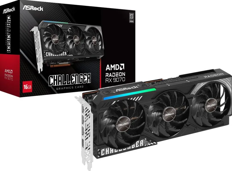 AMD Radeon RX 9070 Challenger - Videokaart van ASRock – cover