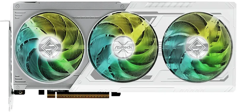 AMD Radeon RX 9070 Steel Legend - Videokaart - 16GB - GDDR6 - PCIe 5.0 - 1x HDMI 2.1 - 3x DisplayPort 2.1 by ASRock, Black – cover