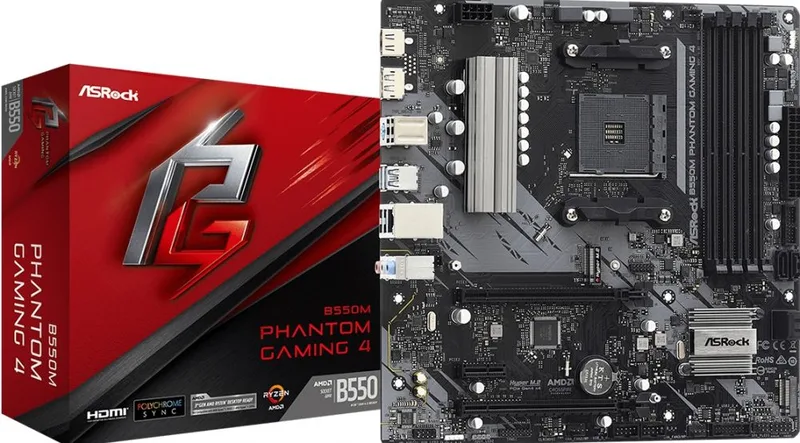 B550M Phantom Gaming 4 - Moederbord van ASRock – cover