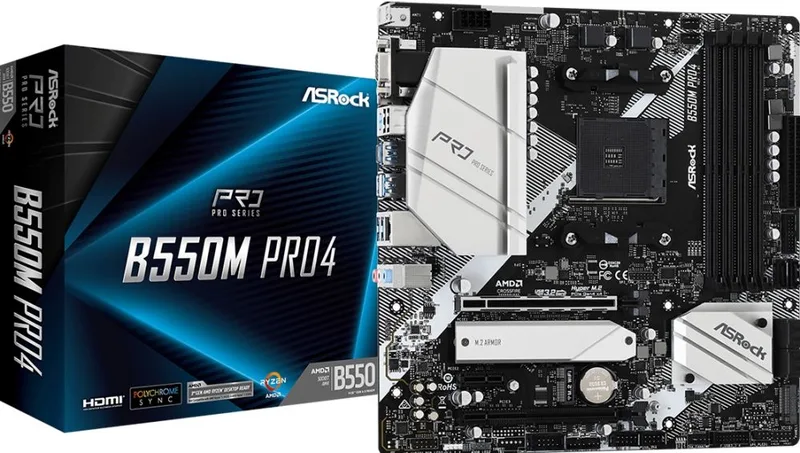B550M Pro4 - Moederbord van ASRock – cover