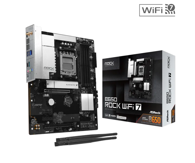B650 ROCK WIFI 7 - Moederbord by ASRock – cover