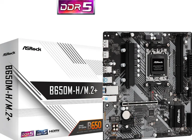 B650M-H/M.2+ - Moederbord by ASRock – cover