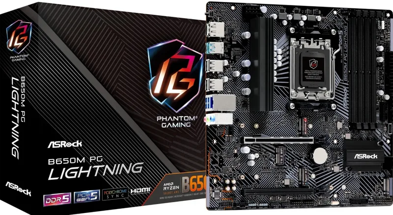 B650M PG Lightning - Moederbord by ASRock – cover