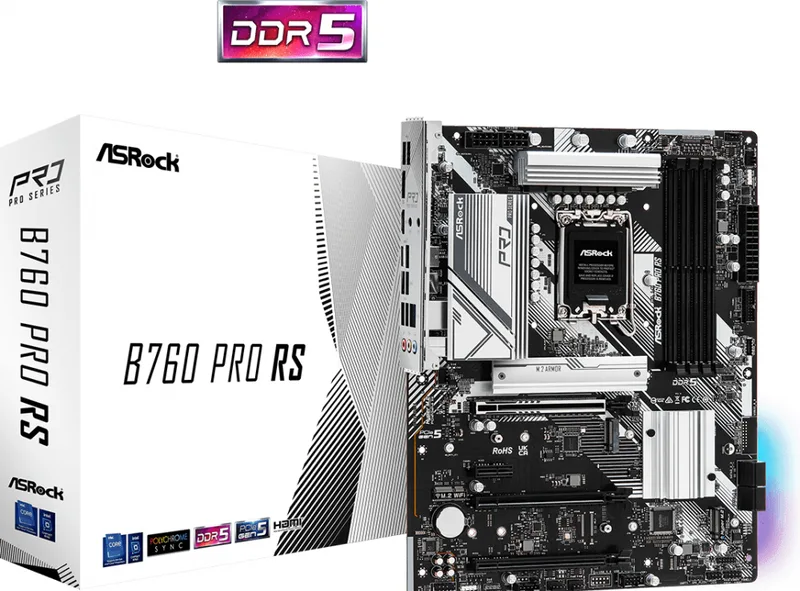 B760 PRO RS - Moederbord by ASRock – cover