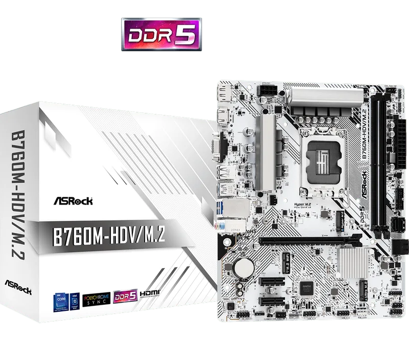 B760M-HDV/M.2 - Moederbord by ASRock – cover