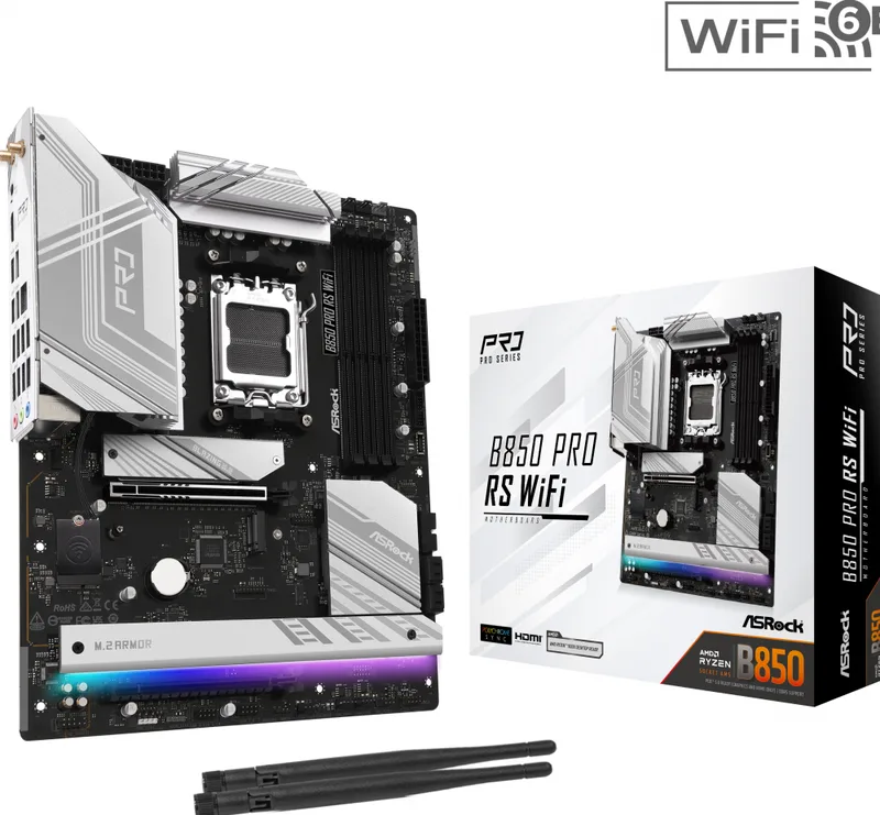 B850 Pro RS WiFi - Moederbord van ASRock – cover