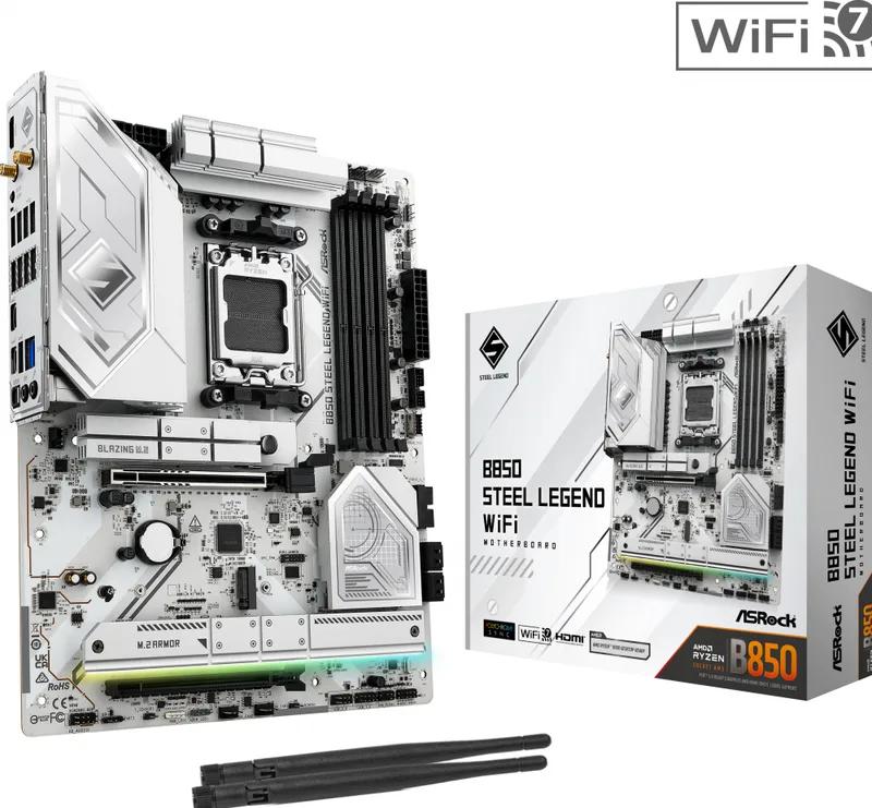B850 Steel Legend WiFi - Moederbord van ASRock – cover