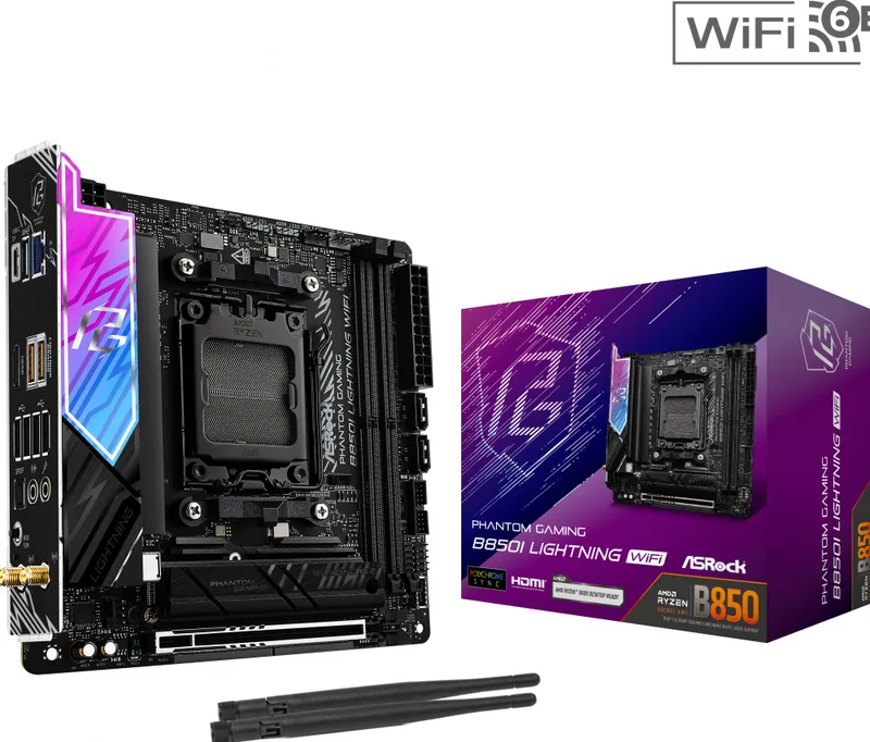 B850I Lightning WiFi - Moederbord by ASRock – cover