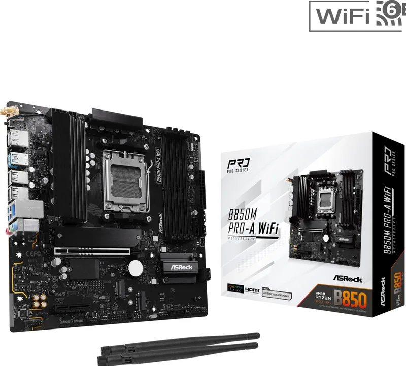 B850M Pro-A WiFi - Moederbord van ASRock – cover