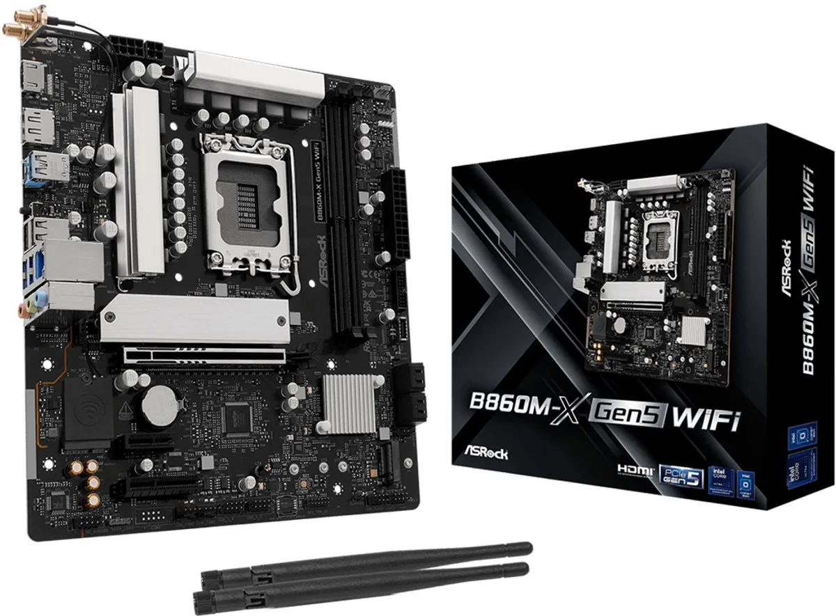Carte Mère B860m-x Gen5 de ASRock – jaquette