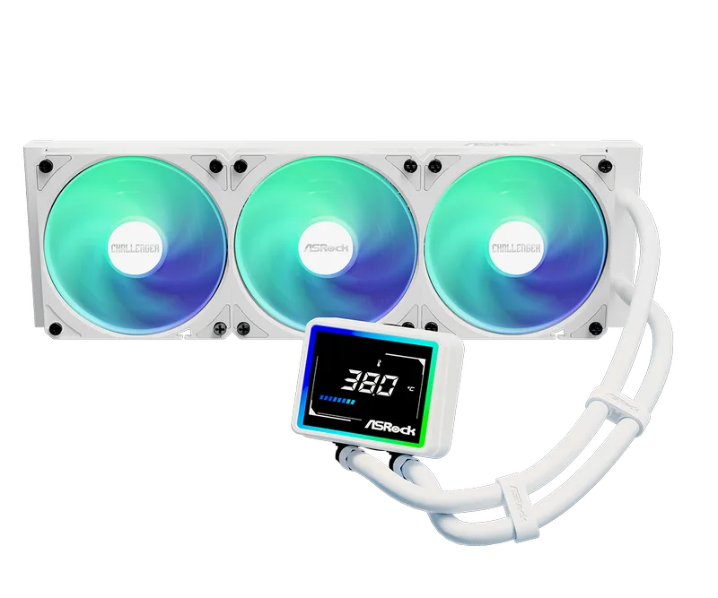 Challenger 360 Digital White - Waterkoeler van ASRock – cover