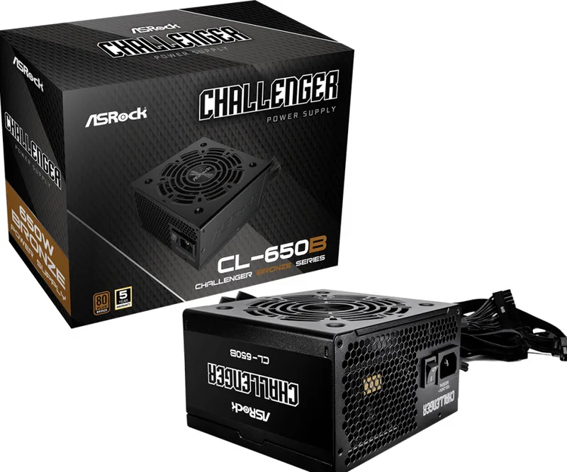 Challenger CL-650B - Voeding by ASRock – cover