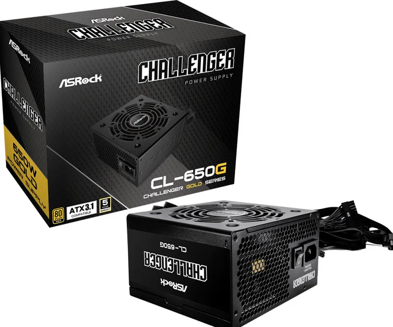 Challenger CL-650G - Voeding by ASRock – cover