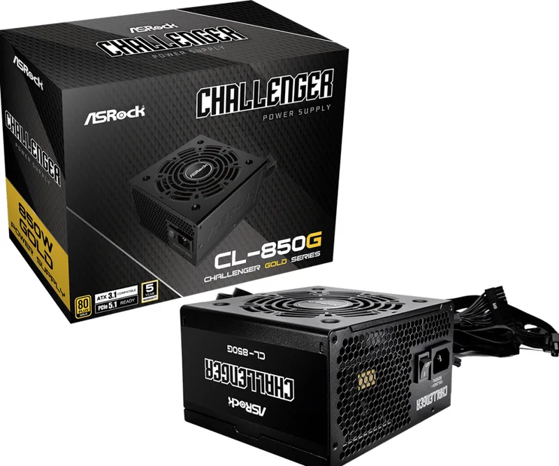 Challenger CL-850G - Voeding van ASRock – cover