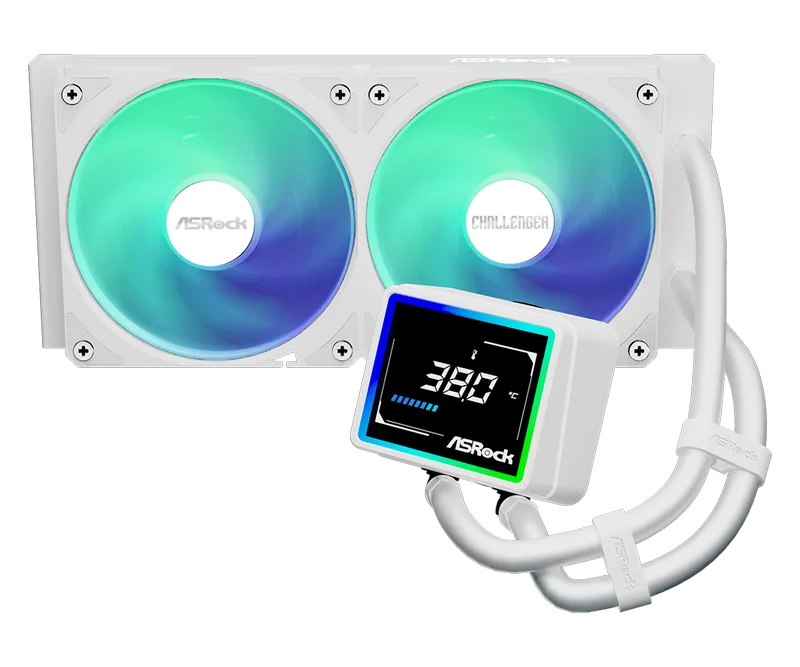 Challenger White 240 Digital - Waterkoeler by ASRock – cover