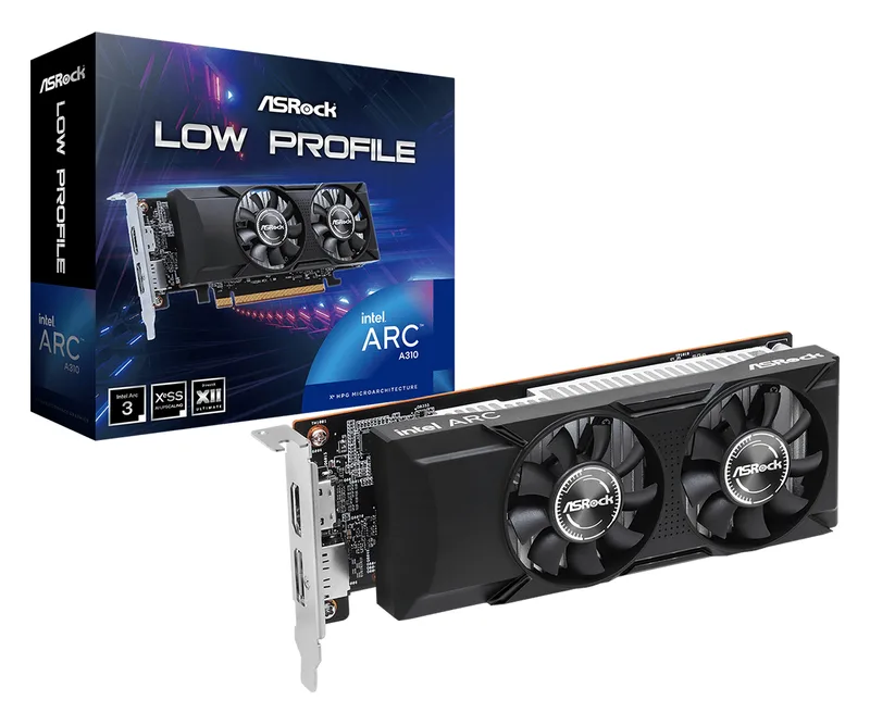 Intel Arc A310 Low Profile - Videokaart by ASRock – cover