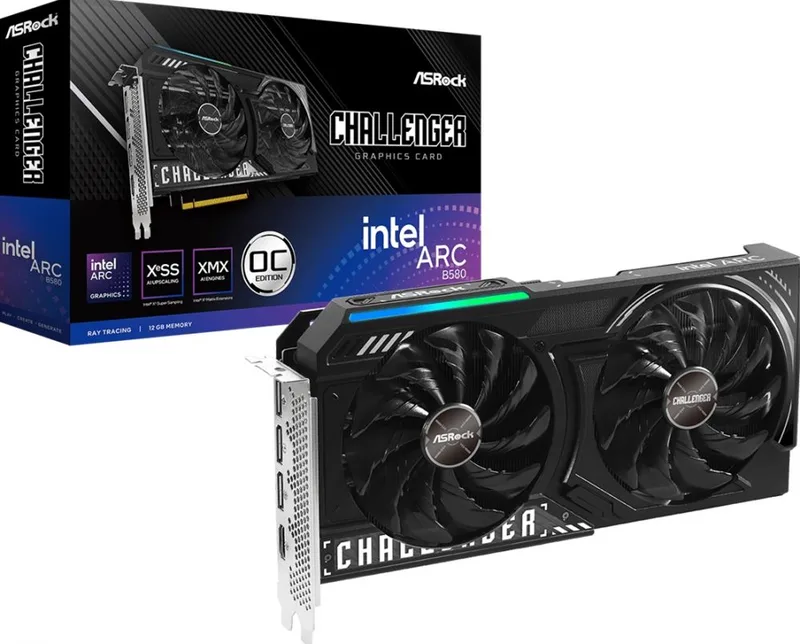 Intel Arc B580 Challenger 12GB OC - Videokaart by ASRock – cover