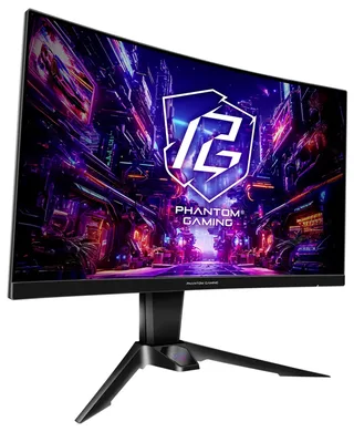 PG27QRT2A Serie - Gaming Monitor - 27 inch - Gebogen - QHD 2560 x 1440 - 180 Hz van ASRock, Zwart – cover 2 van 2