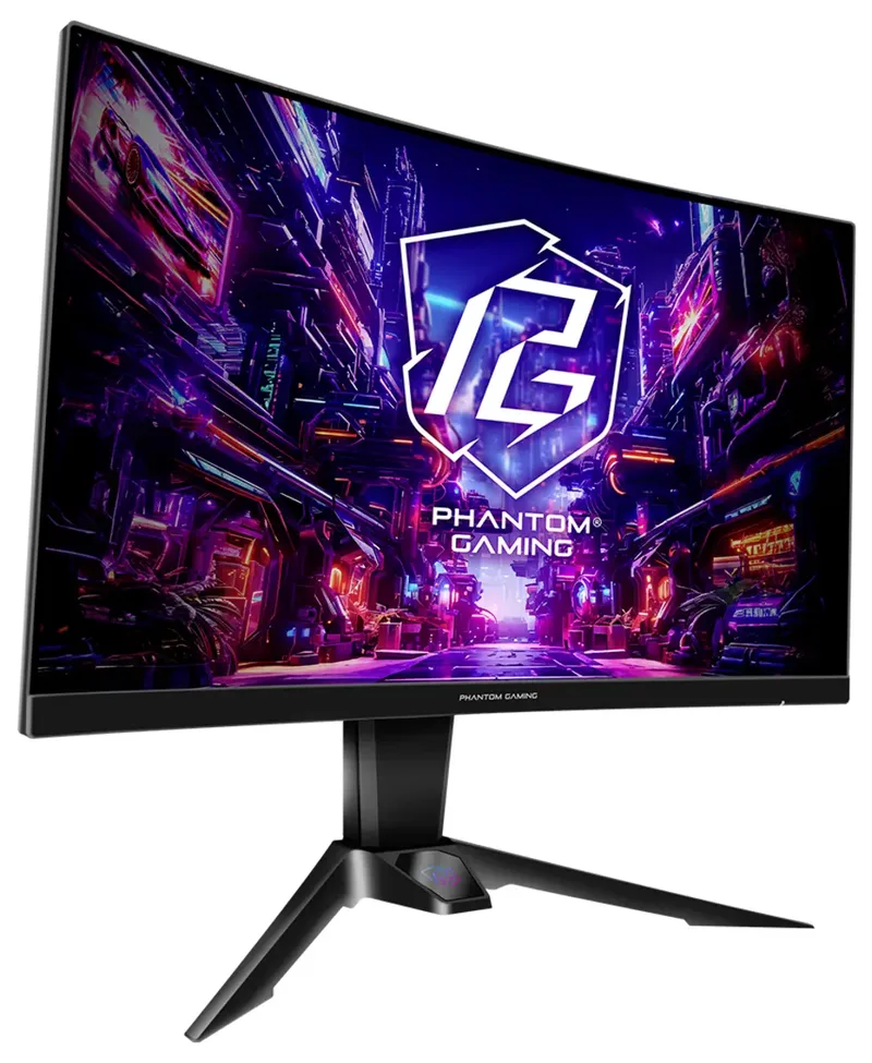 PG27QRT2A Serie - Gaming Monitor - 27 inch - Gebogen - QHD 2560 x 1440 - 180 Hz van ASRock, Zwart – cover 2 van 2