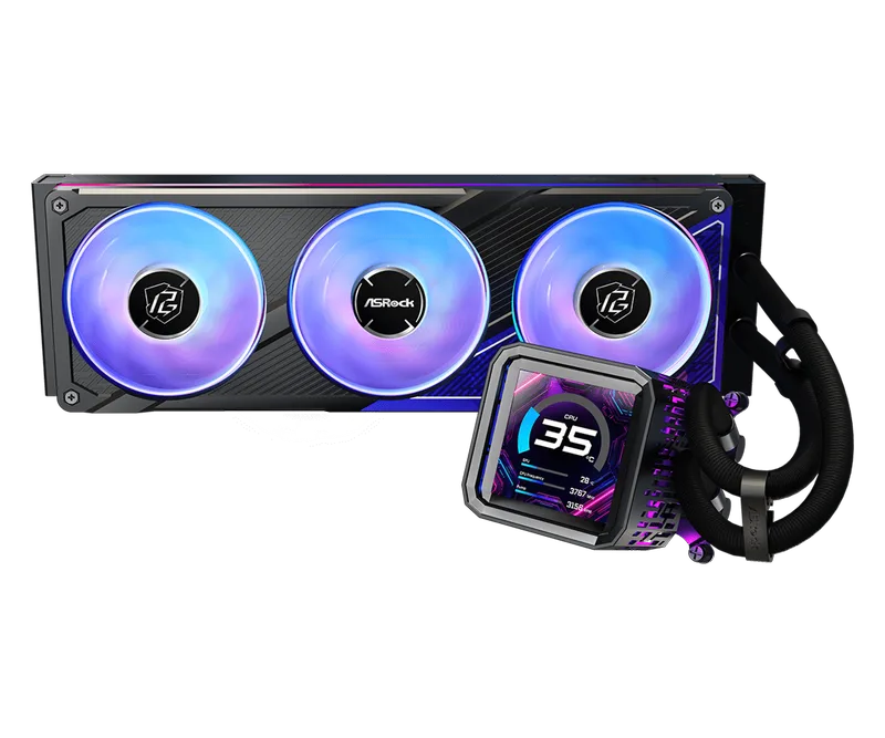 Phantom Gaming 360 LCD - Waterkoeler van ASRock – cover