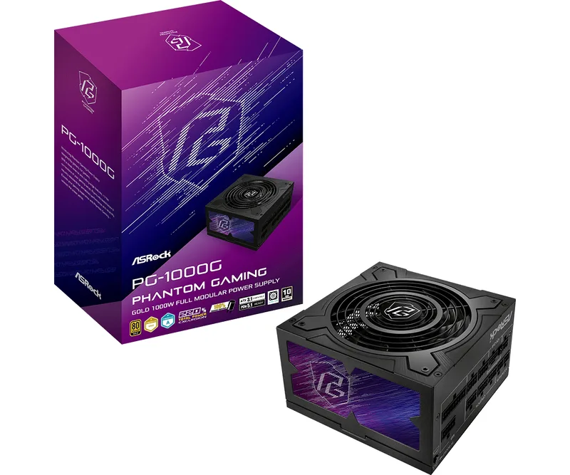 Phantom Gaming PG-1000G - Voeding by ASRock – cover