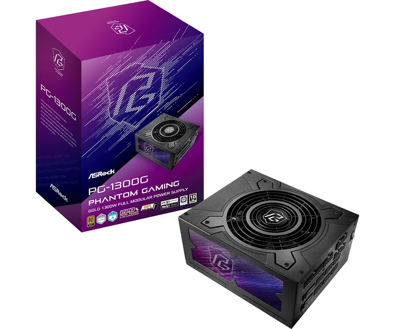 Phantom Gaming PG-1300G - Voeding by ASRock – cover