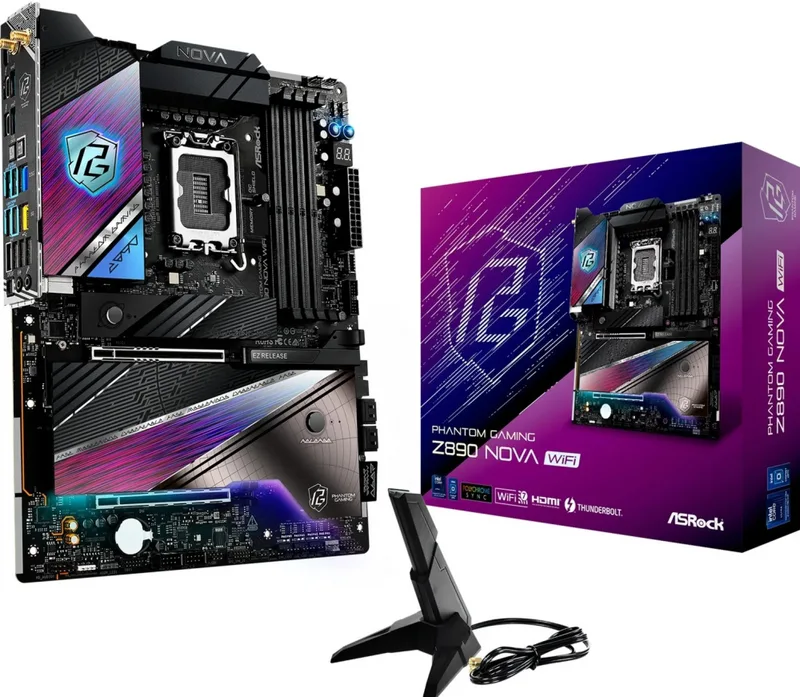 Phantom Gaming Z890 Nova WiFi - Moederbord van ASRock – cover