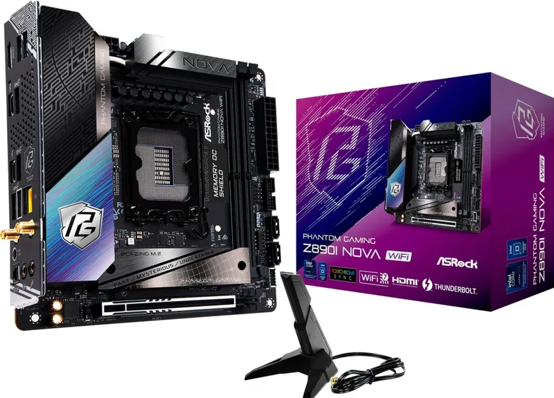 Phantom Gaming Z890I Nova WiFi - Moederbord van ASRock – cover