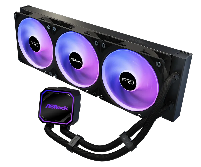 Pro 360 ARGB Black - Waterkoeler de ASRock – jaquette