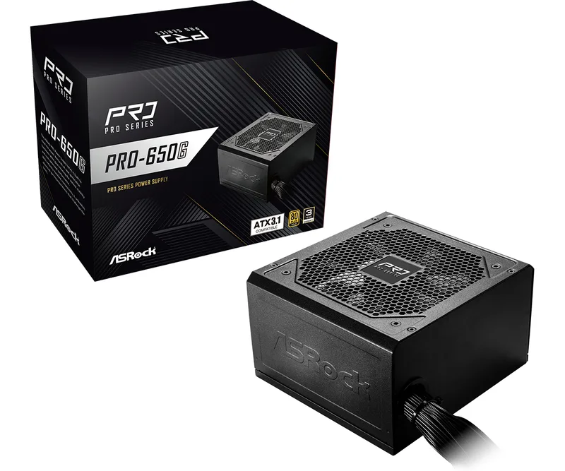PRO-650G - Voeding de ASRock – jaquette