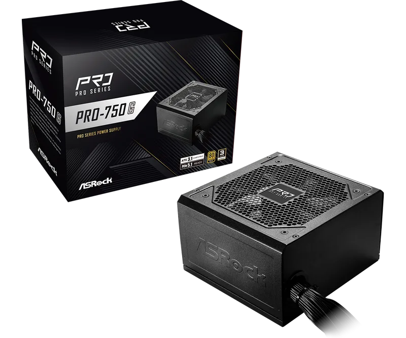PRO-750G - Voeding van ASRock – cover