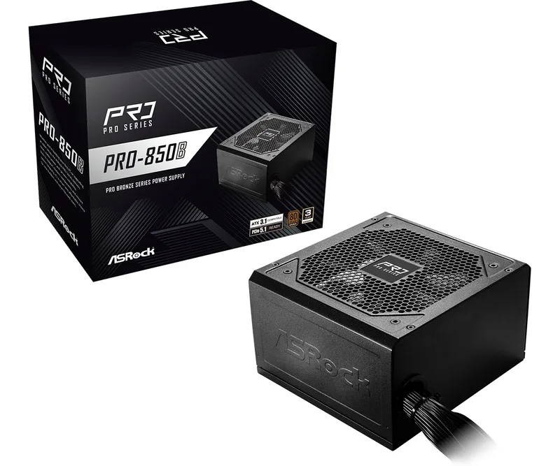 PRO-850B - Voeding de ASRock – jaquette