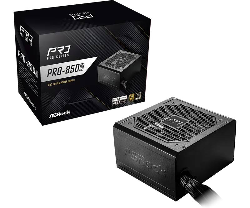 PRO-850G - Voeding by ASRock – cover