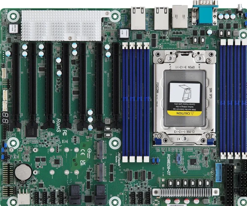 Rack ROMED8-2T/BCM - Moederbord by ASRock – cover