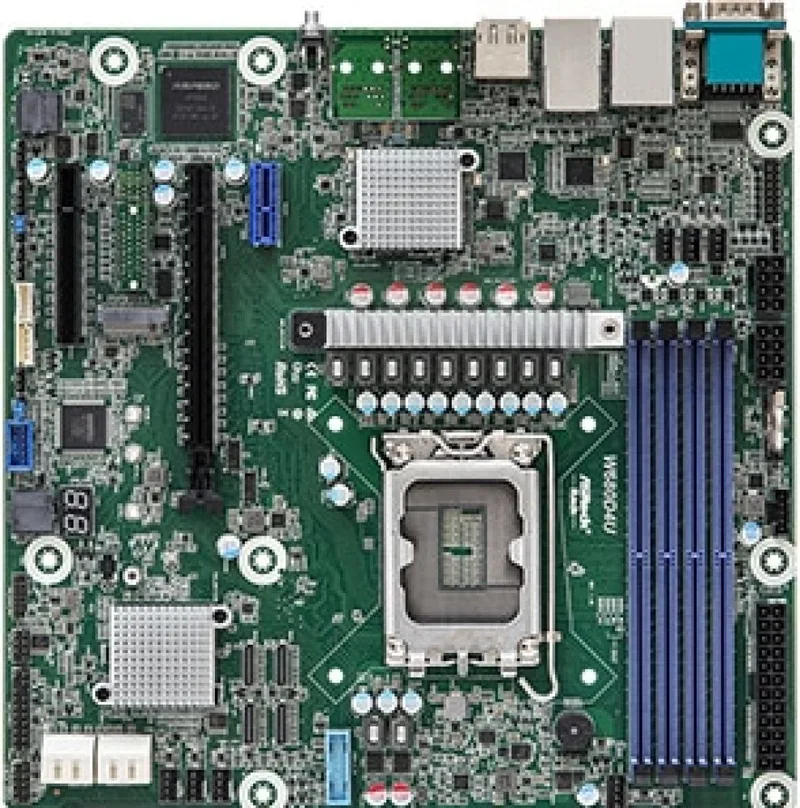 Rack W680D4U - Moederbord de ASRock – jaquette