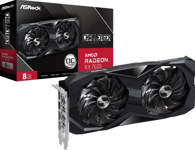 Radeon RX 7600 Challenger 8GB OC - Videokaart by ASRock – cover