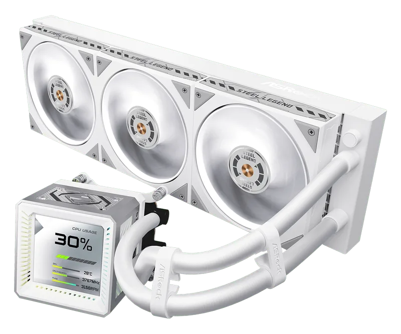 Steel Legend 360 LCD - Waterkoeler de ASRock – jaquette