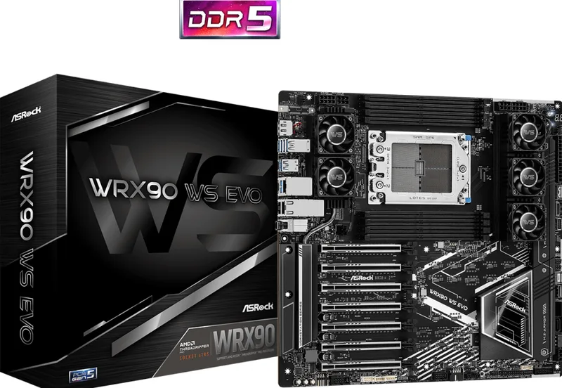 WRX90 WS EVO - Moederbord by ASRock – cover