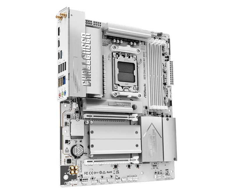 X870 Challenger WiFi White - Moederbord de ASRock – jaquette