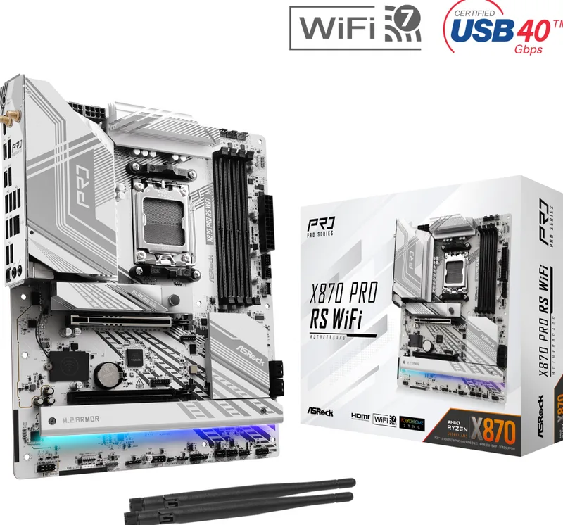 X870 Pro RS WiFi - Moederbord van ASRock – cover