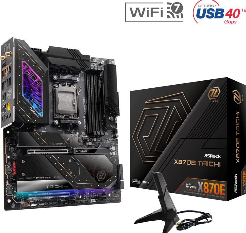 X870E Taichi - Moederbord by ASRock – cover