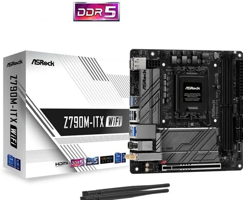 Z790M-ITX WiFi - Moederbord de ASRock – jaquette