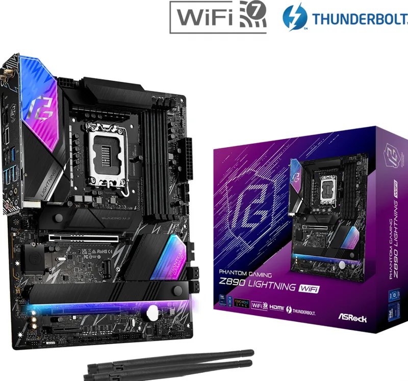 Z890 LIGHTNING WIFI - Moederbord by ASRock – cover