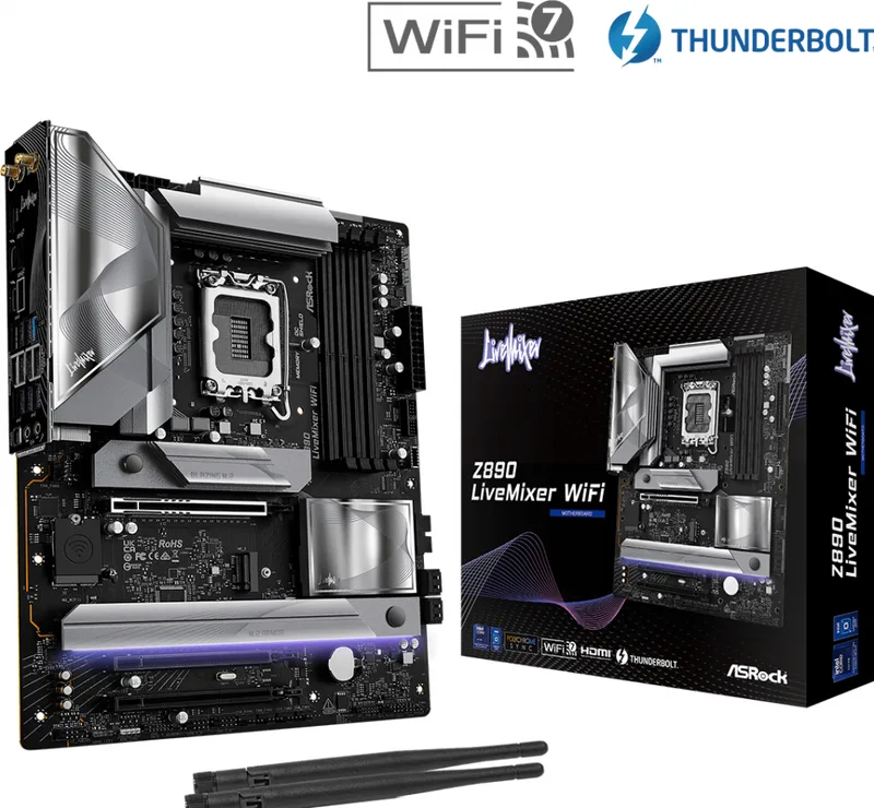 Z890 LIVEMIXER WIFI - Moederbord van ASRock – cover