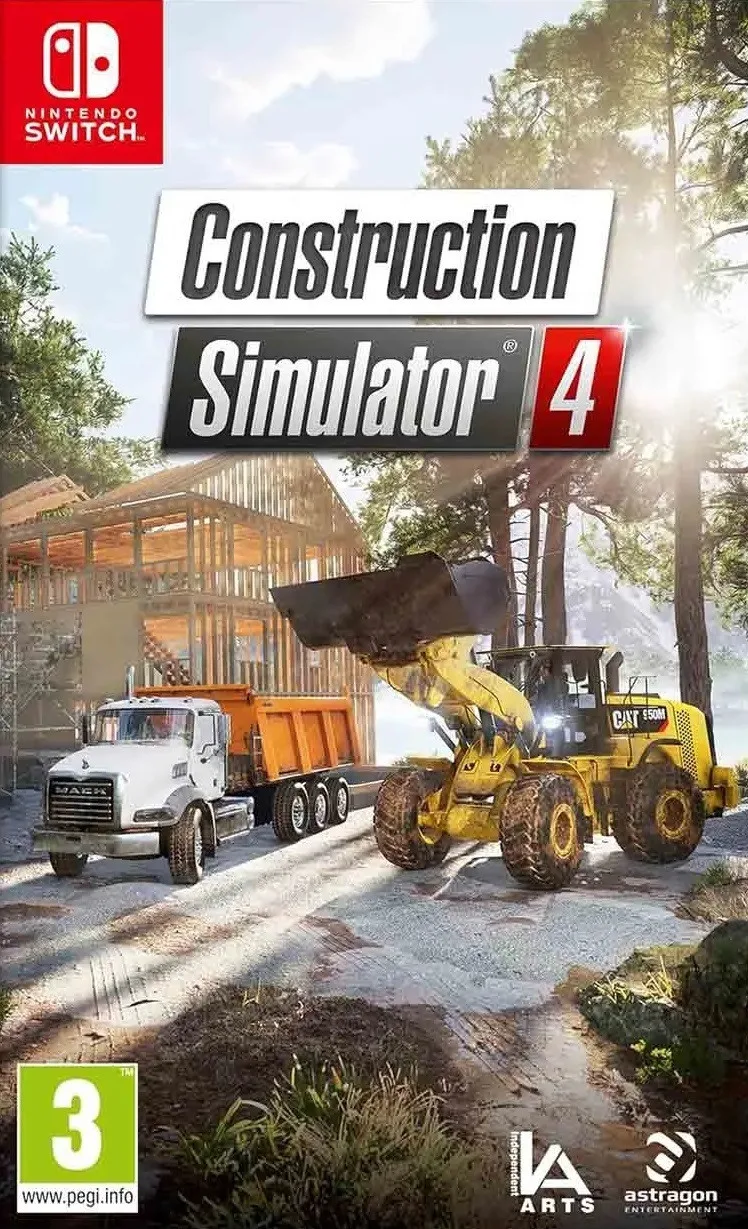 Construction Simulator 4 van Astragon, Nintendo Switch – cover
