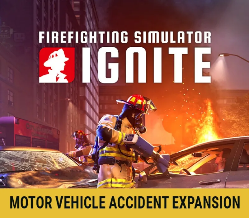 Firefighting Simulator - Ignite – Motor Vehicle Accident Expansion DLC de Astragon – jaquette