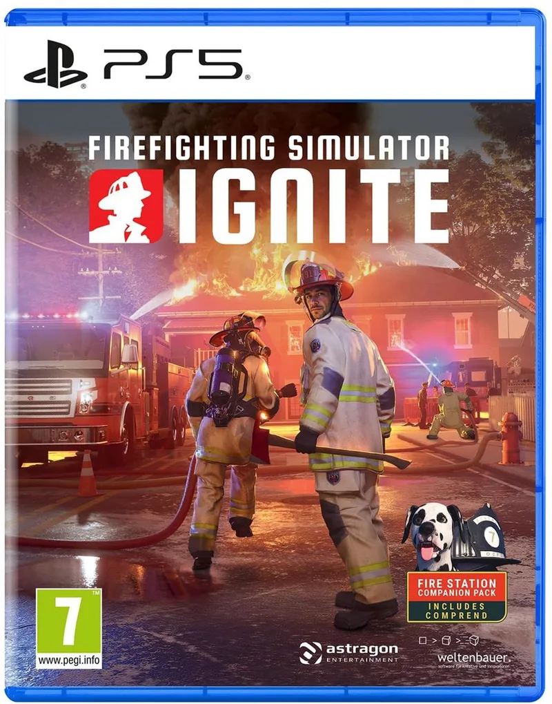 Firefighting Simulator - Ignite de Astragon, PS5 – jaquette