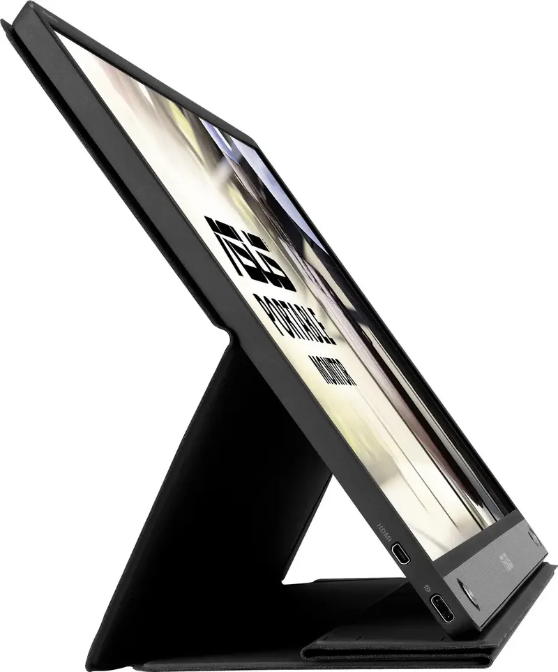 15" ASUS ZenScreen GO MB16AHP - 1920x1080 (FHD) - 60Hz - IPS de ASUS, Noir – jaquette
