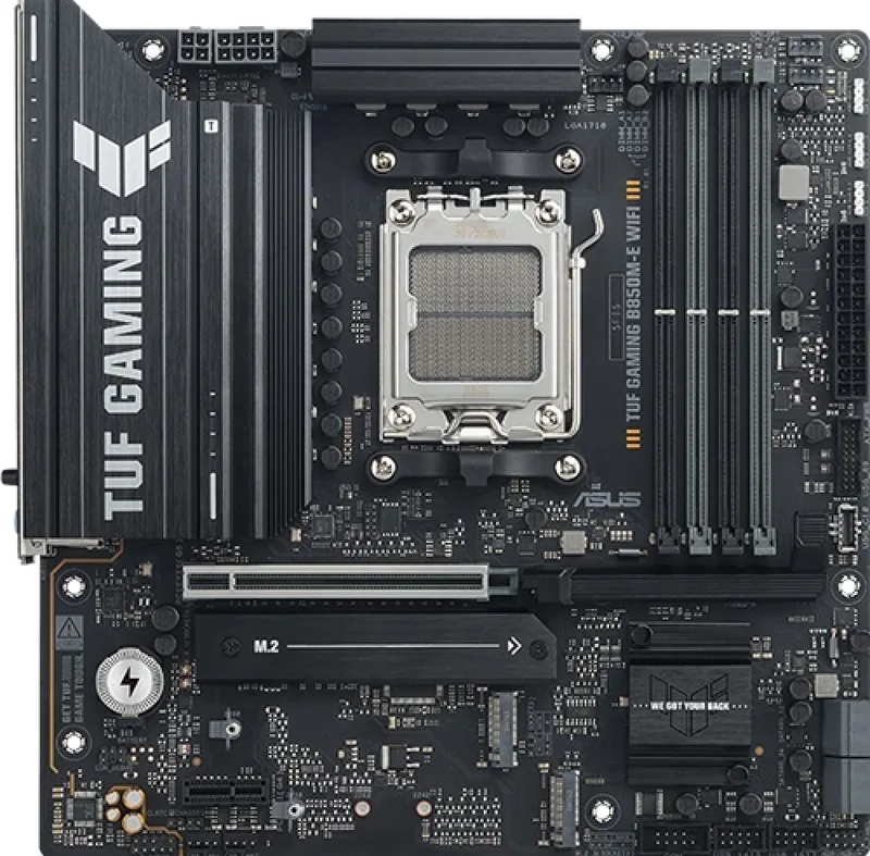 AMD B850 Micro-ATX motherboard de ASUS – jaquette